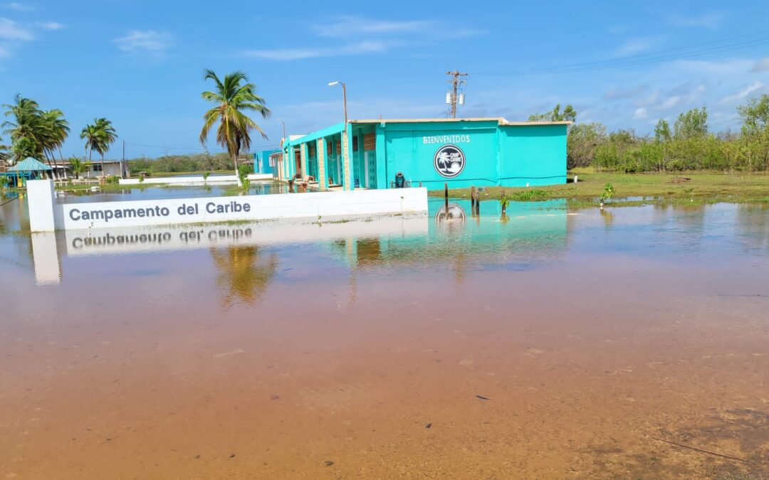 Hurricane Hits Camp Caribe in Puerto Rico