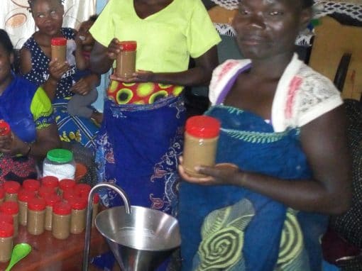 Impoverished Women – Making Peanut Butter